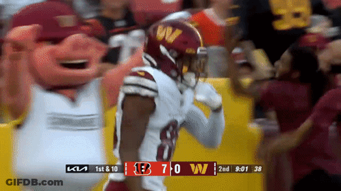 Washington Redskins Vs Buffalo Bills Football Game GIF