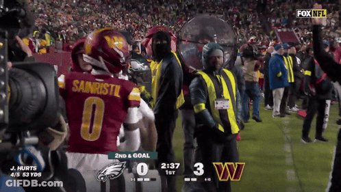 Washington Redskins Vs Philadelphia Eagles On Fox NFL GIF