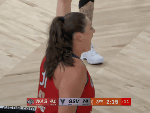 Washington Wizards Basketball Game Vs GSV GIF