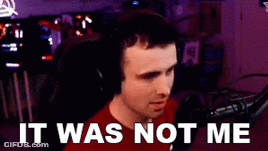 Wasnt Me DrLupo It Was Not Me GIF