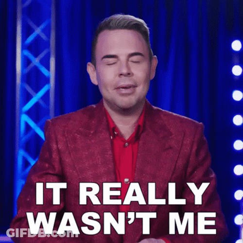 Wasnt Me La Voix Confessional Look GIF