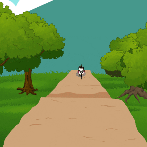 Wassup Pudgy Penguin Bike Ride GIF