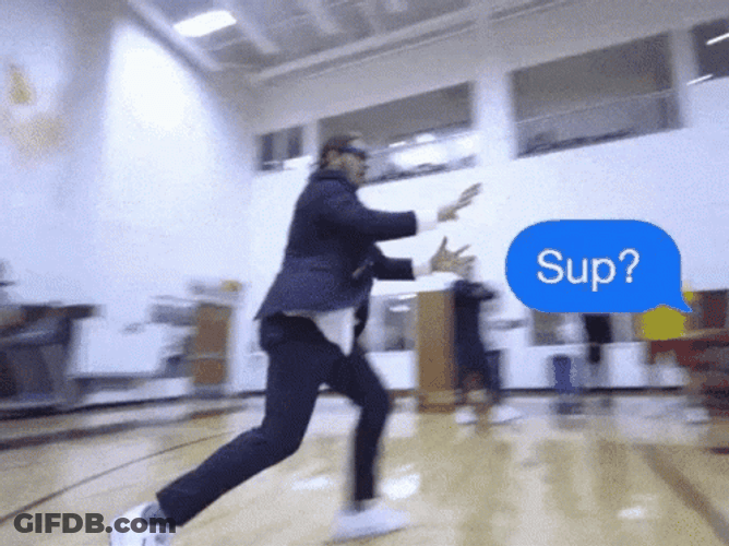 Wassup Shoot Your Shot Dude GIF
