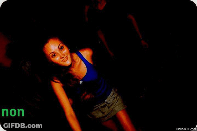 Wasted Girl Non-Stop Rave Dancing GIF