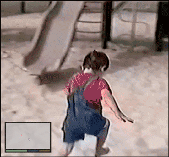 Wasted Kid Head Bump GIF