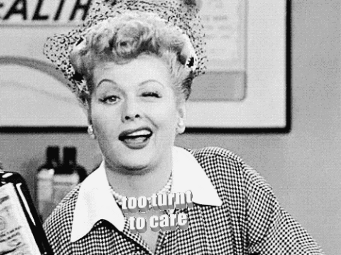Wasted Lucille Ball Turnt GIF