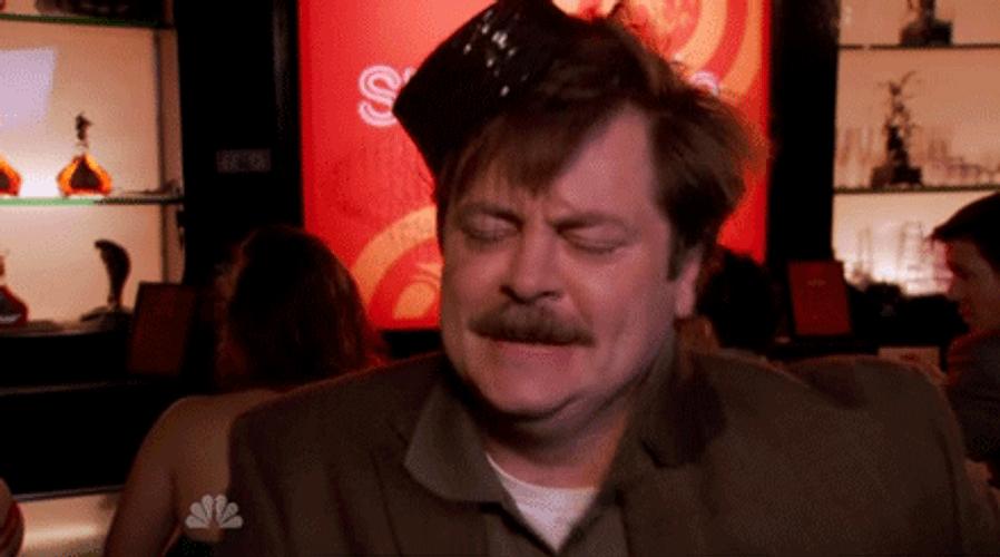 Wasted Nick Offerman GIF