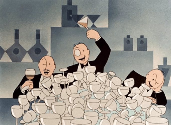 Wasted Party Drinks Page Miss Glory GIF