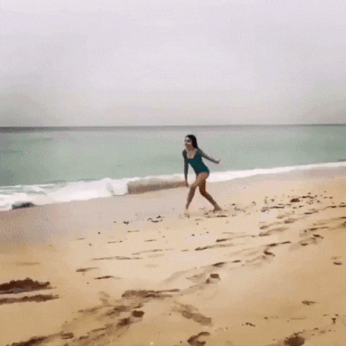 Wasted Woman Gymnastics Fail GIF