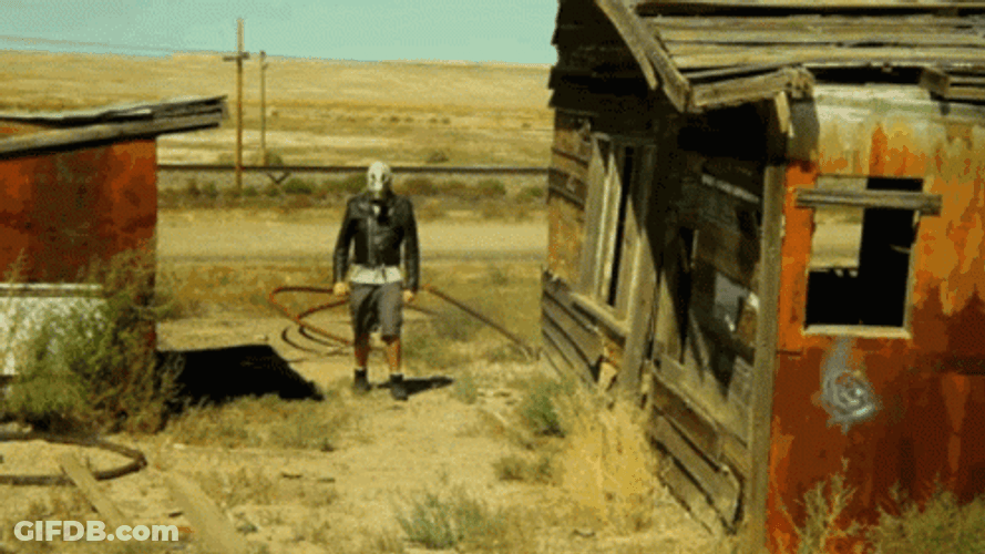Wasteland Apocalypse Gas Mask GIF