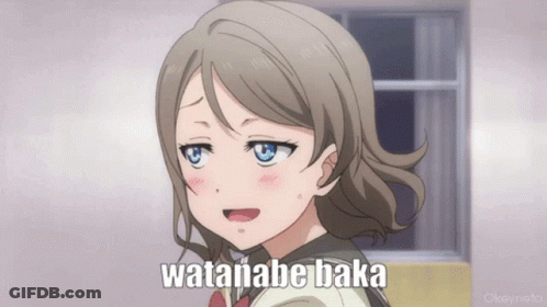 Watanabe Baka Girl GIF