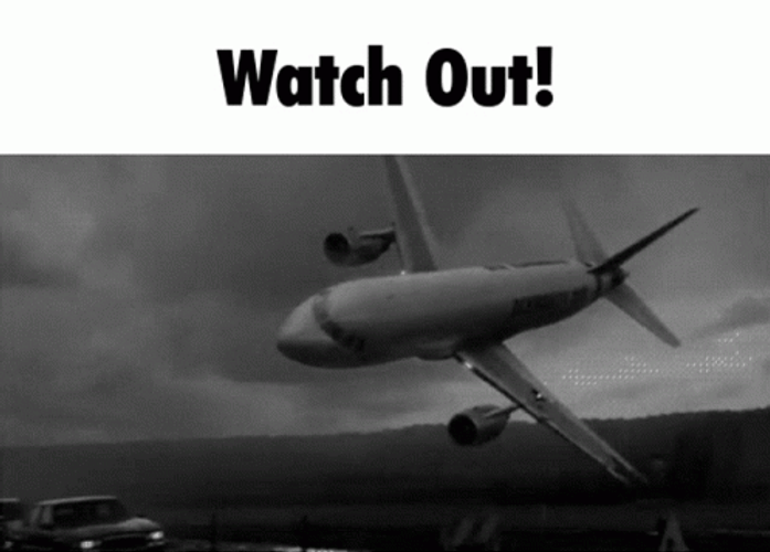 Watch Out Explosion Plane Crash GIF