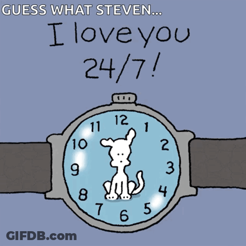Watch Saying Guess What Steven I Love You 24/7 GIF
