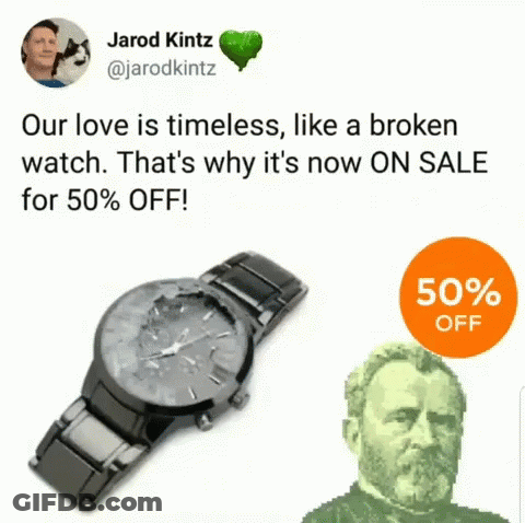 Watch With 50% Off Sticker GIF