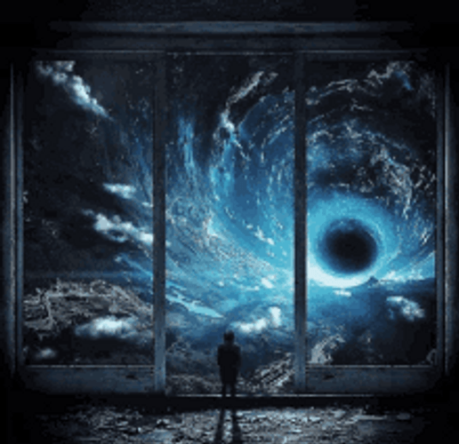 Watching A Black Hole GIF