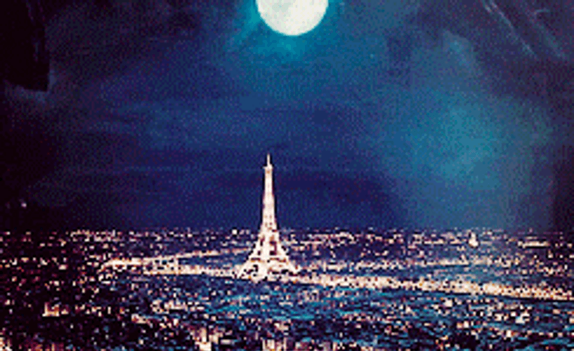 Watching France Iconic Tower On The Horizon GIF