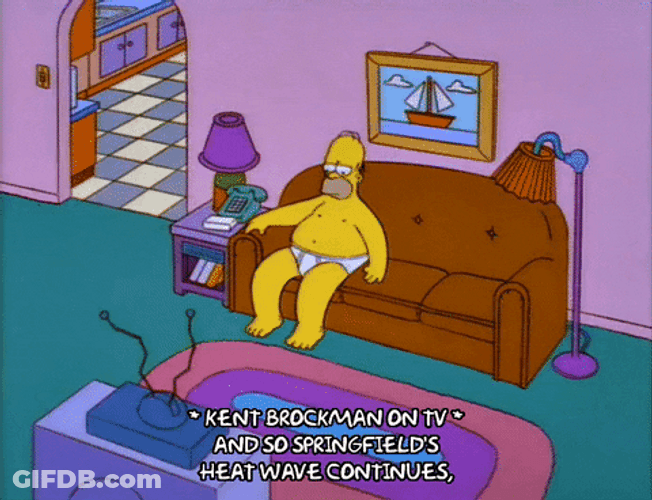 Watching Tv Homer Meme GIF