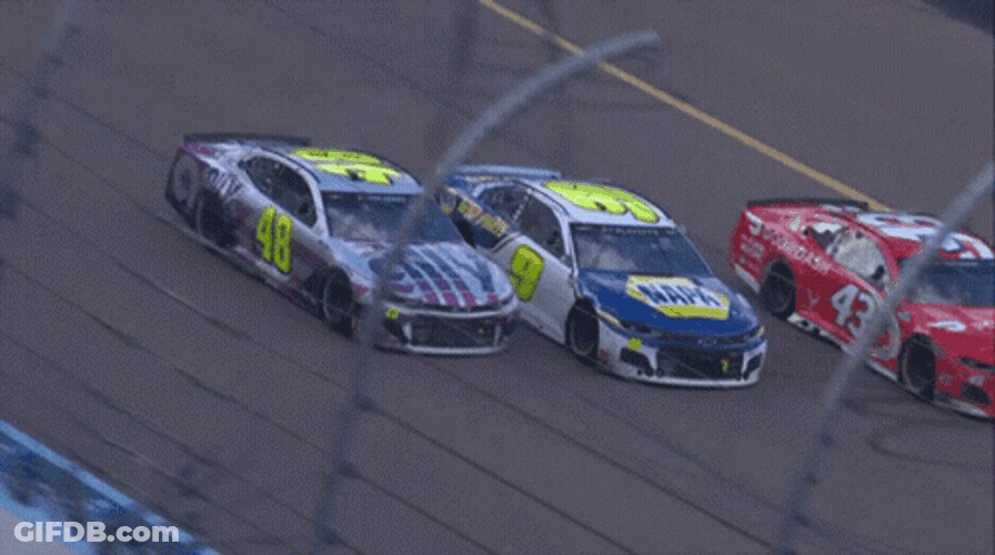 Watching Who Wins On Race Car GIF