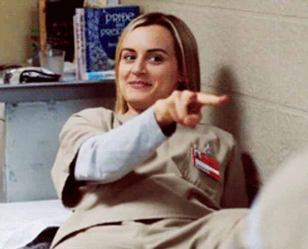 Watching You Sign By A Pretty Blonde Lady GIF