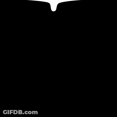 Water Drip Falls Down To Dark GIF