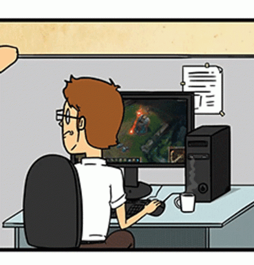 Water On A Computer GIF