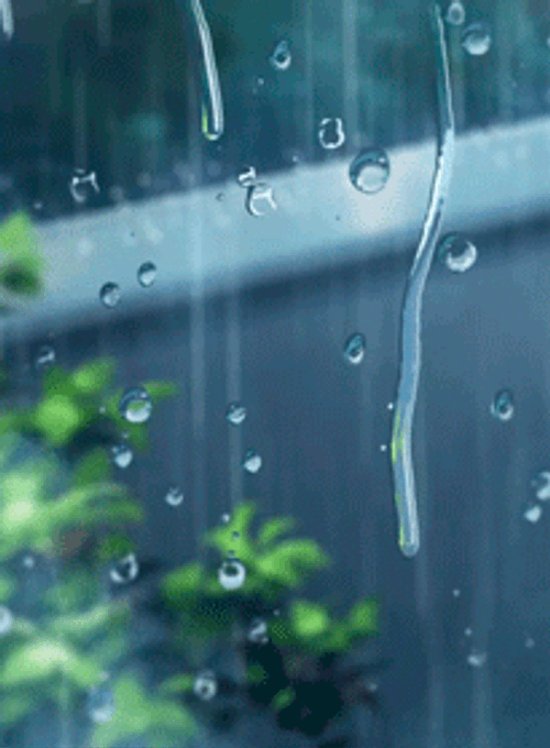 Water On Window Aesthetic PFP GIF