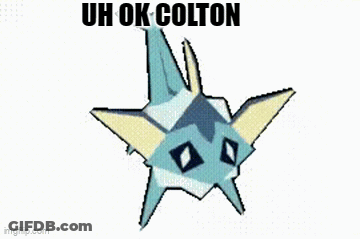 Water Pokemon Saying Uh Ok Colton GIF