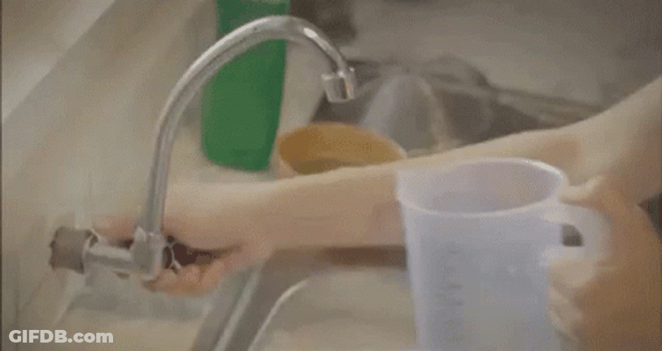 Water Spout In The Kitchen GIF
