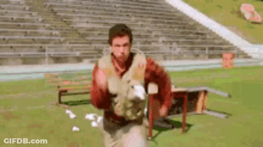 Waterboy Tackle Running GIF