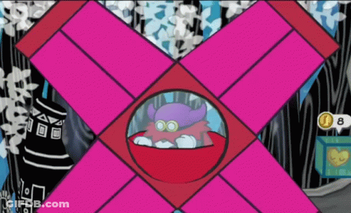 Waterfall Drawing With Number 8 GIF