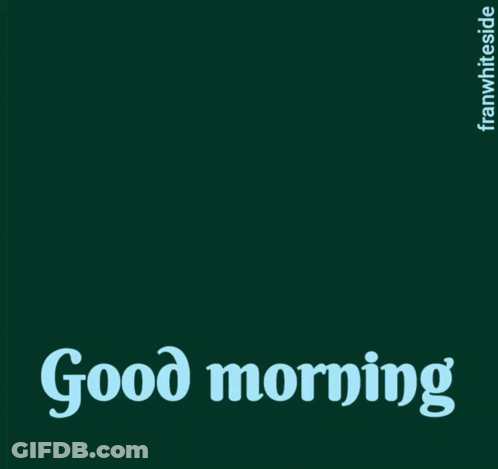 Waterfall Good Morning GIF