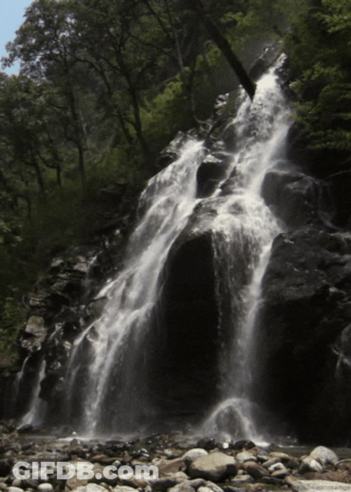 Waterfall Himalaya India Landscape Bbc Ganges GIF