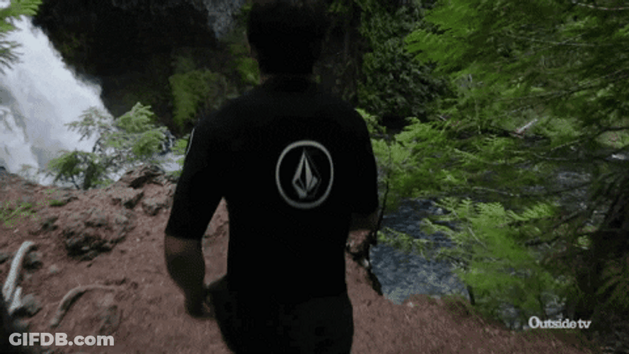 Waterfall Jump Cliff Diving Robert Wall GIF