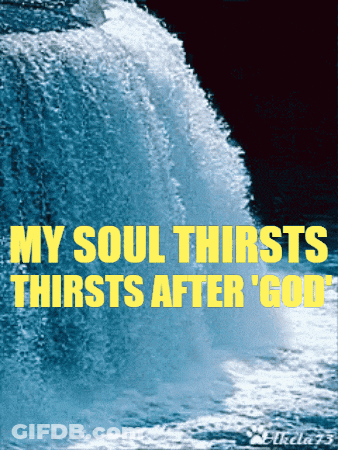 Waterfall My Soul Thirsts After God GIF