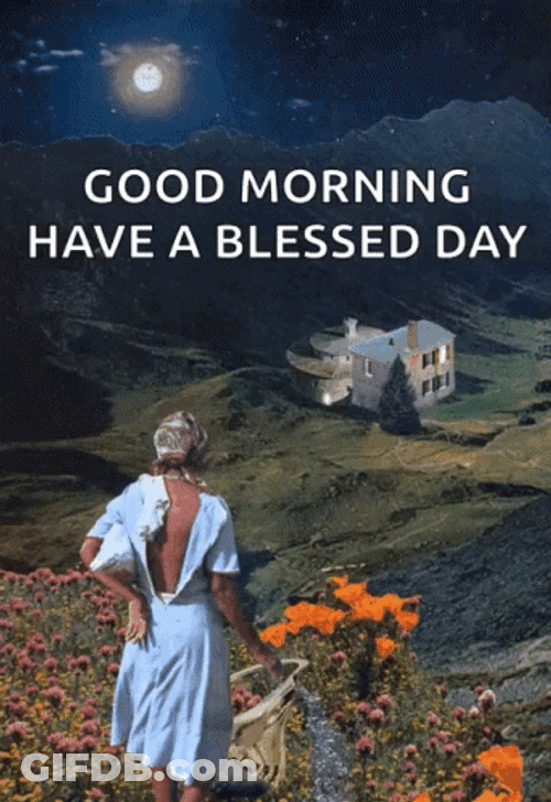 Watering Plant Good Morning Have A Blessed Day GIF