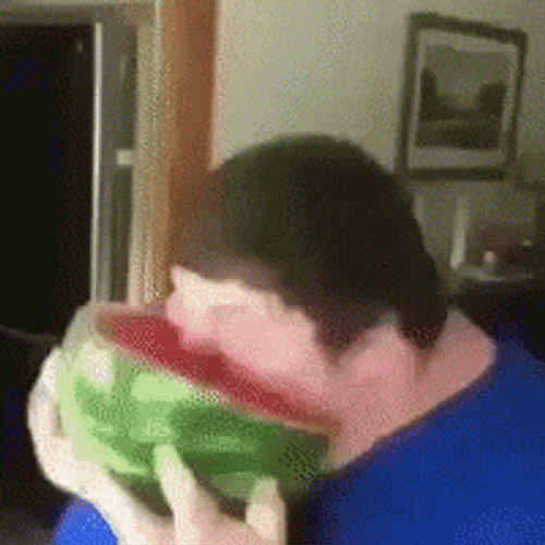 Watermelon Eating GIF