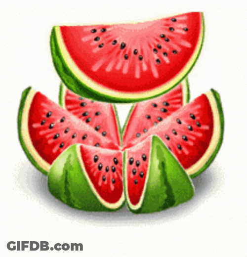 Watermelon Magic Slice GIF