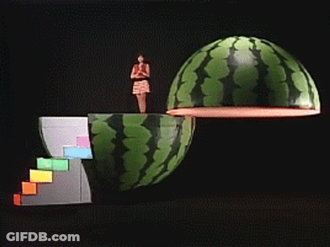 Watermelon Staged Performance GIF