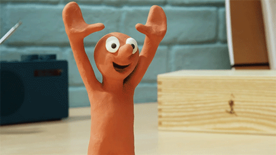 Wave Clay Stop Motion Animation GIF