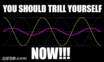 Wave Graph Saying You Should Trill Yourself Now GIF
