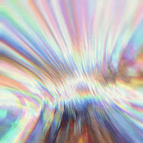 Wave Of Lights In Flashing Colors GIF