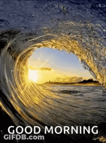 Wave Saying Good Morning GIF