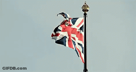 Waving British Flag GIF