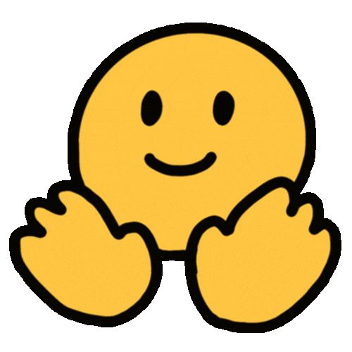 Waving Hand Cute Happy Emoticon GIF