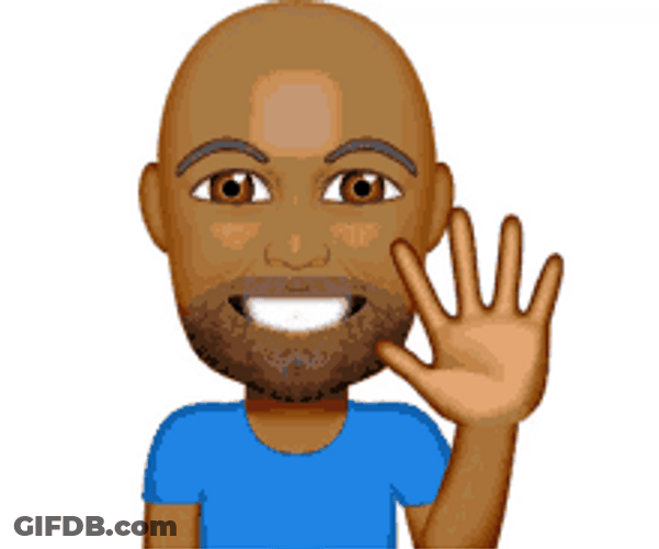 Waving Hand Smiling Hi Hello GIF