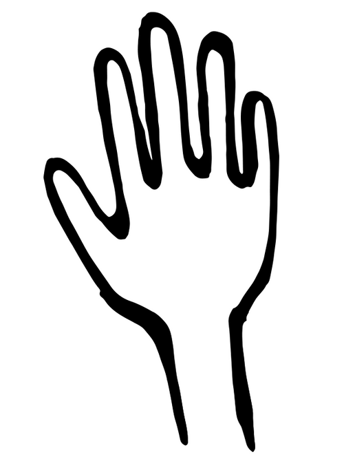 Waving Hand Sticker Hi Hello GIF