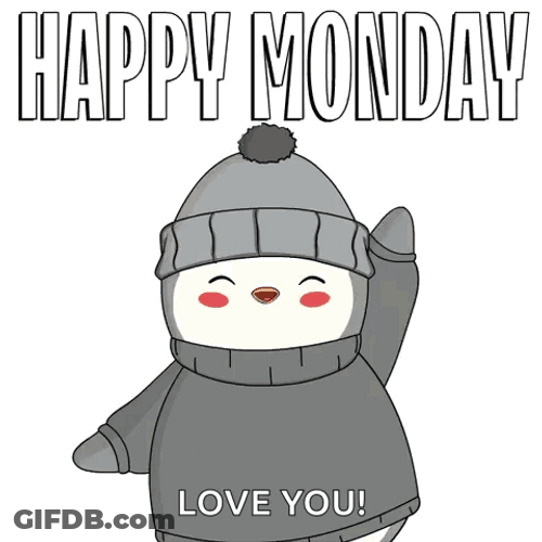 Waving Hands Happy Monday Meme GIF