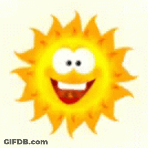 Waving Hello Hot Sun GIF