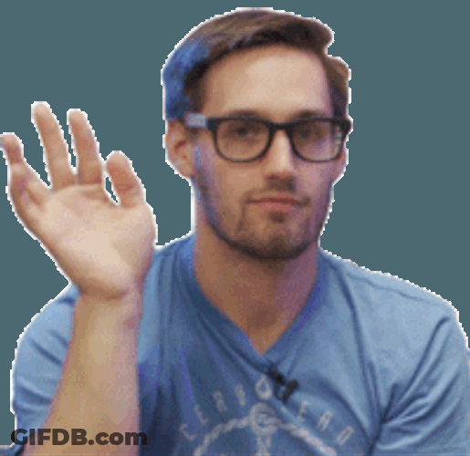 Waving Hello Sticker GIF