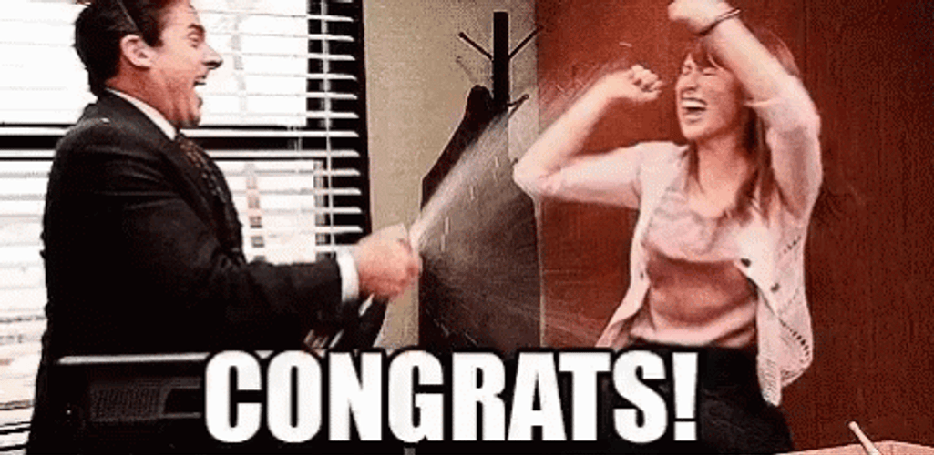 Waving In The Air Hands Celebration Meme GIF